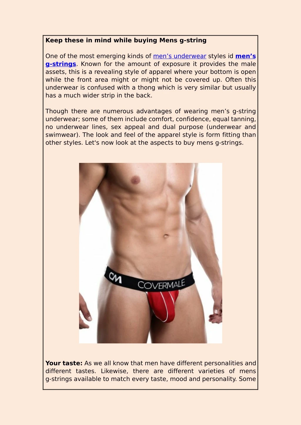 keep these in mind while buying mens g string