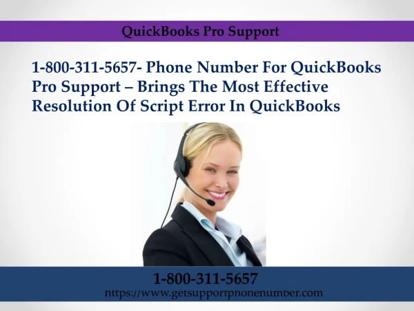 QuickBooks Pro Support 1-800-311-5657