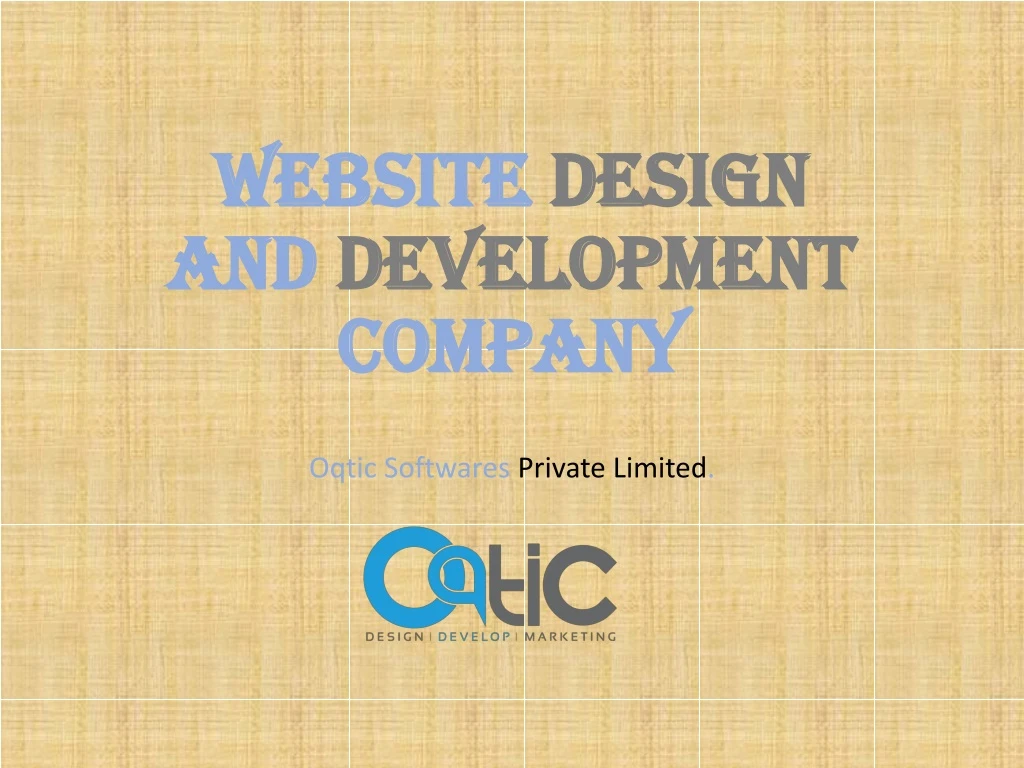 website design and development company