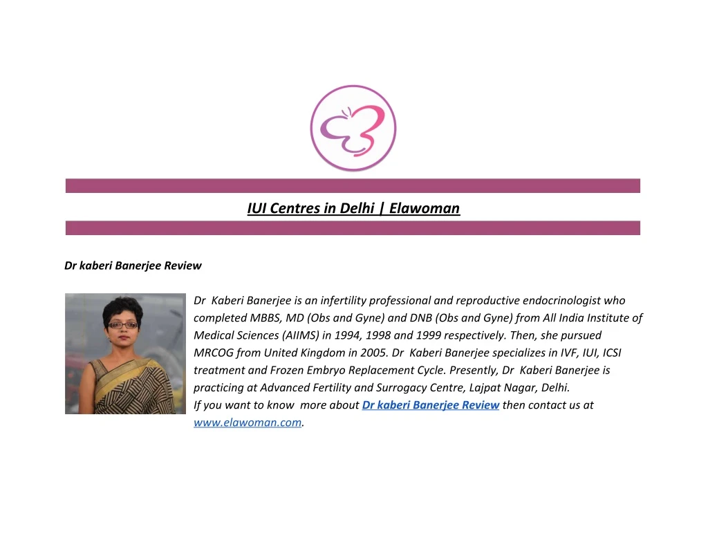 iui centres in delhi elawoman