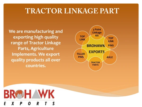 Tractor Linkage parts