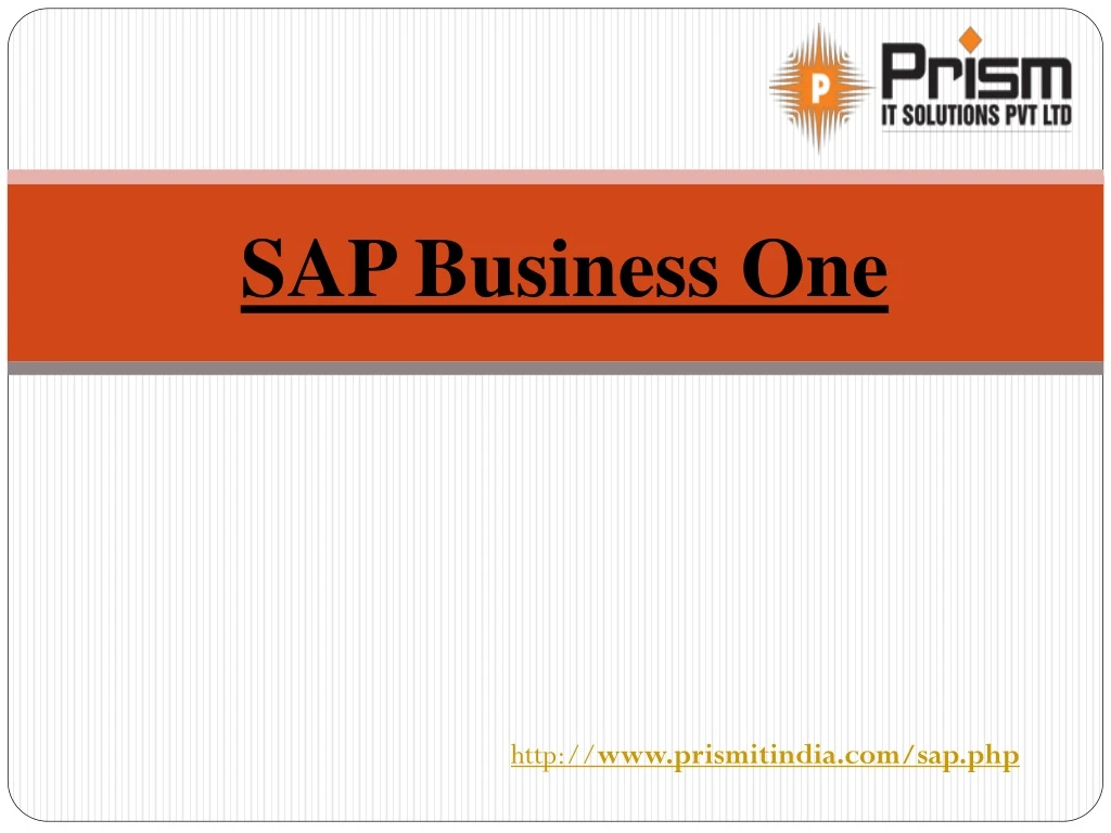 sap business one