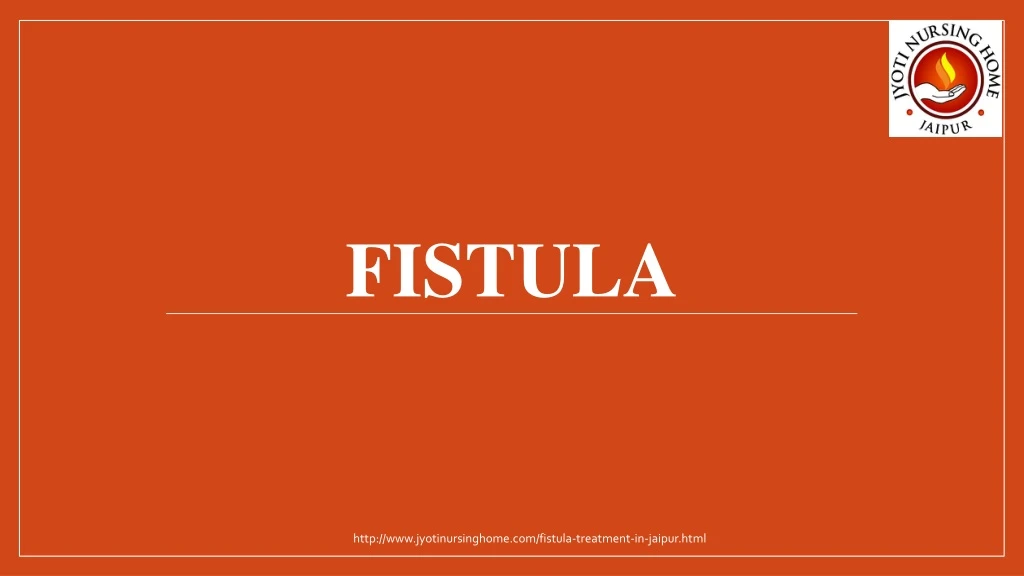 fistula