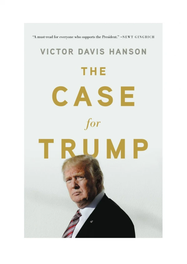 [PDF] The Case for Trump By Victor Davis Hanson Free Download