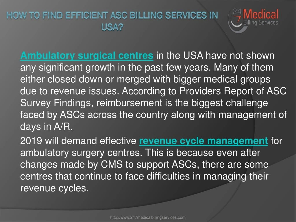how to find efficient asc billing services in usa