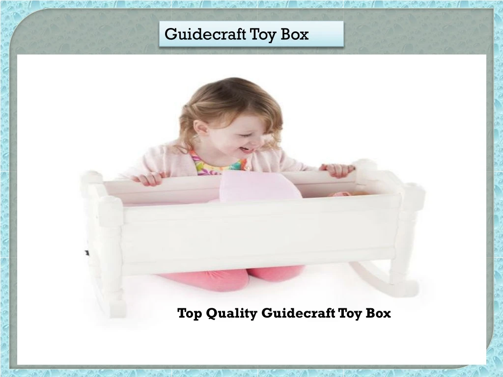 guidecraft toy box