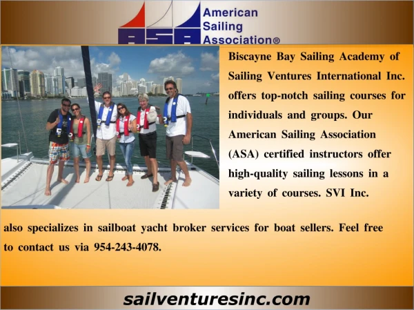 Bareboat Sailing Certification