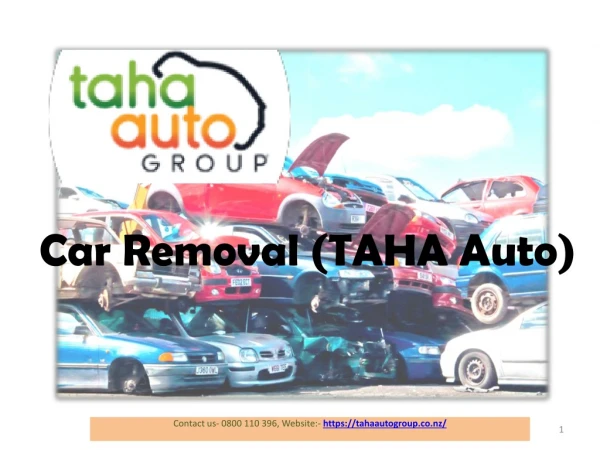 Car removal (TAHA Auto)
