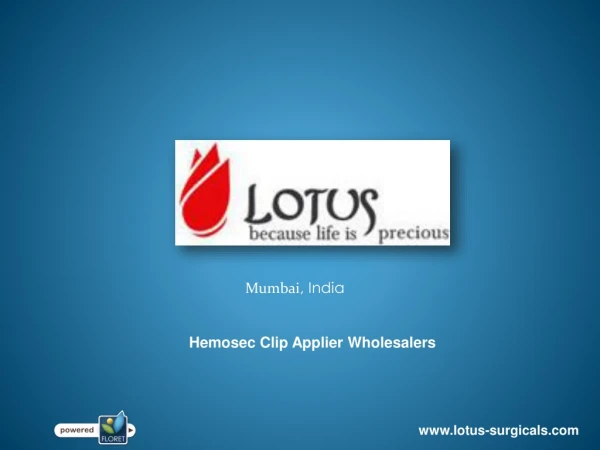 Hemosec Clip Applier Wholesalers