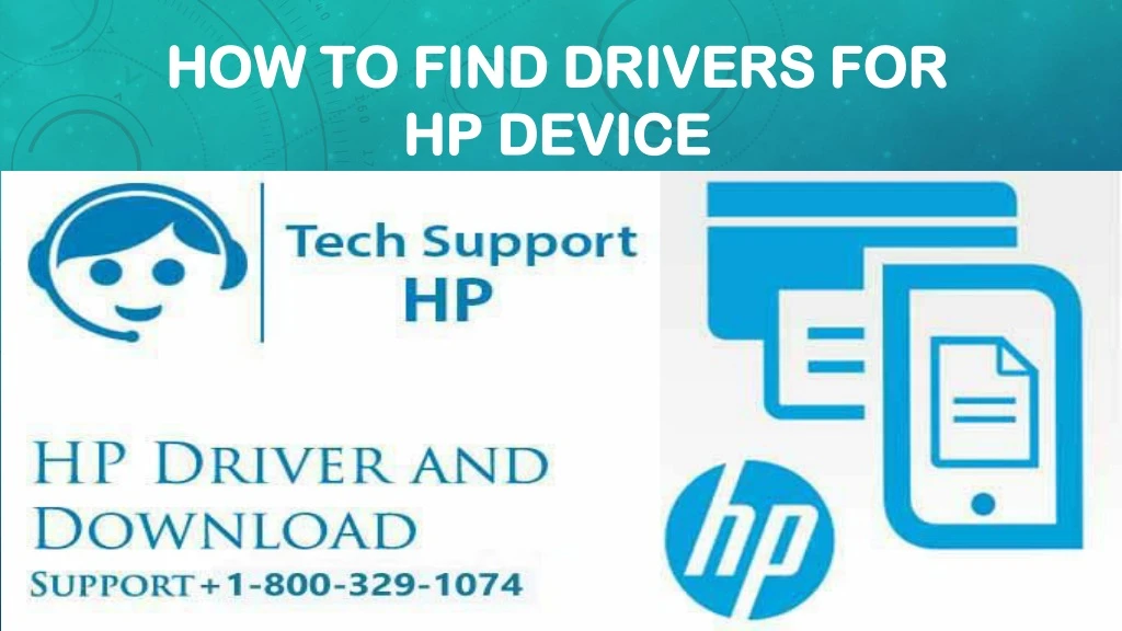 how to find drivers for hp device