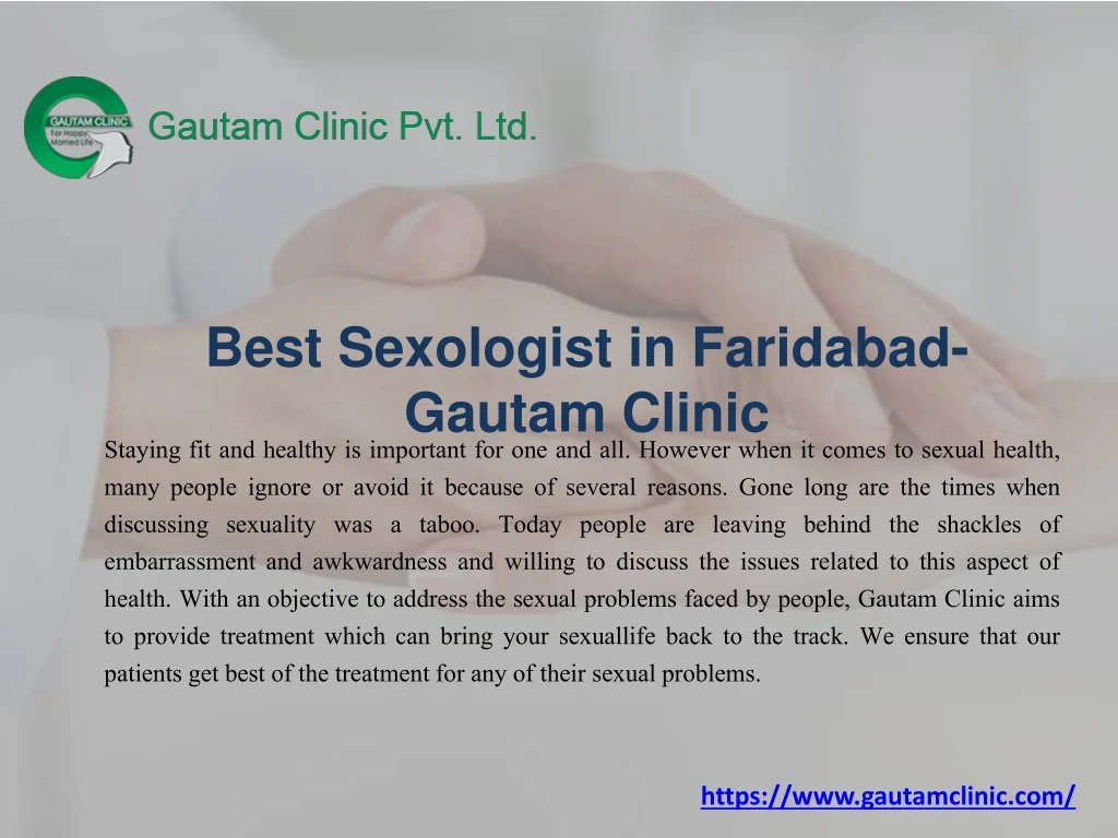 best sexologist in faridabad gautam clinic