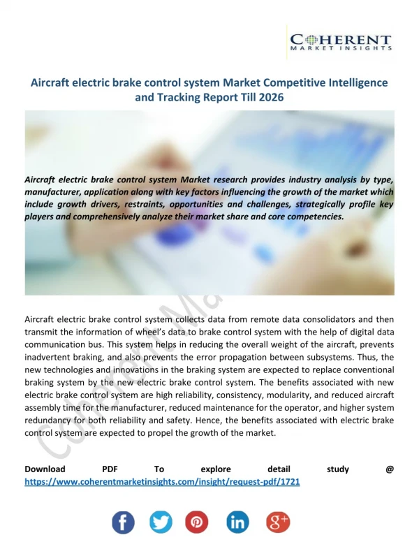 Aircraft Electric Brake Control System Market