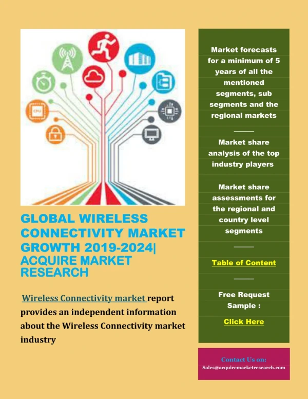 Global Wireless Connectivity Market Growth 2019-2024