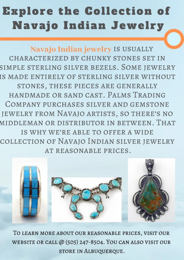Explore the Collection of Navajo Indian Jewelry