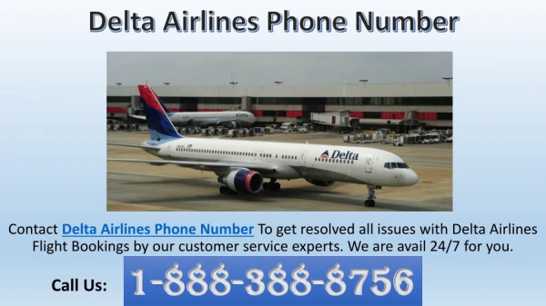 Book Flights Ticket with Delta Airlines Reservations Phone Number 1 888 388 8756 Toll Free