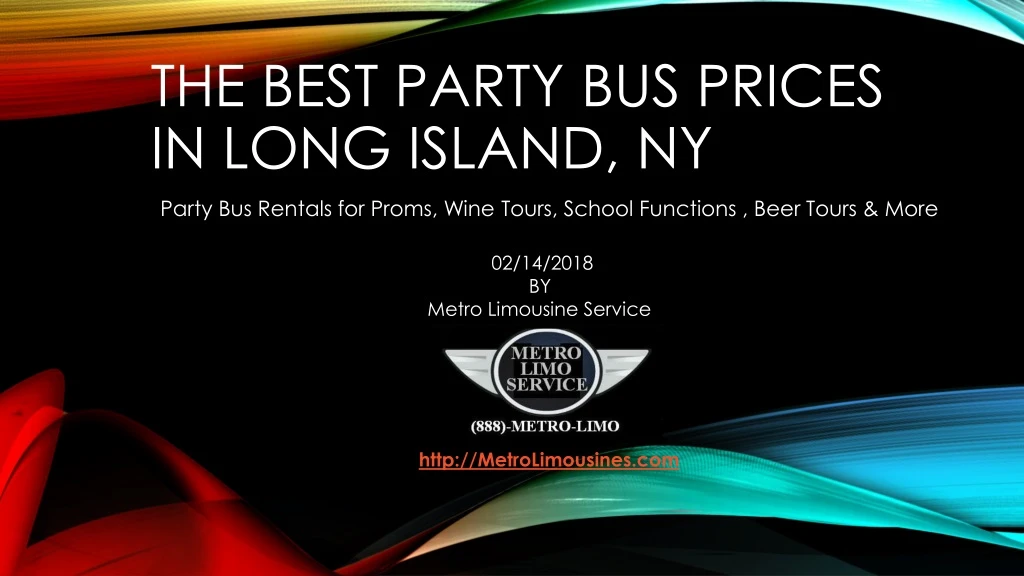 the best party bus prices in long island ny