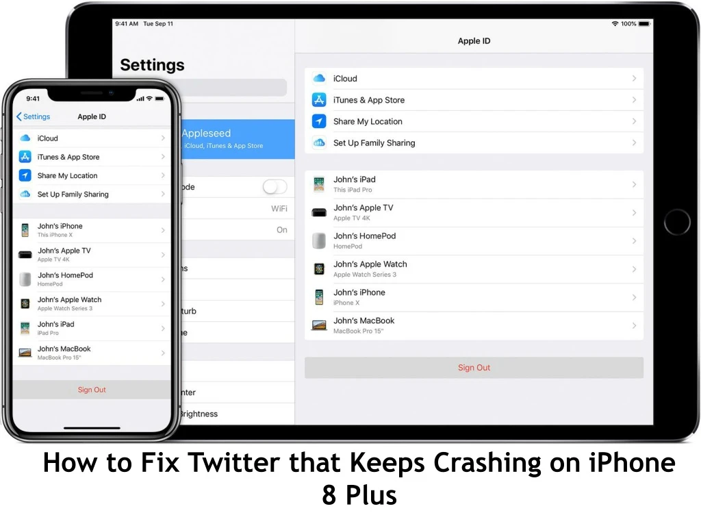 how to fix twitter that keeps crashing on iphone 8 plus