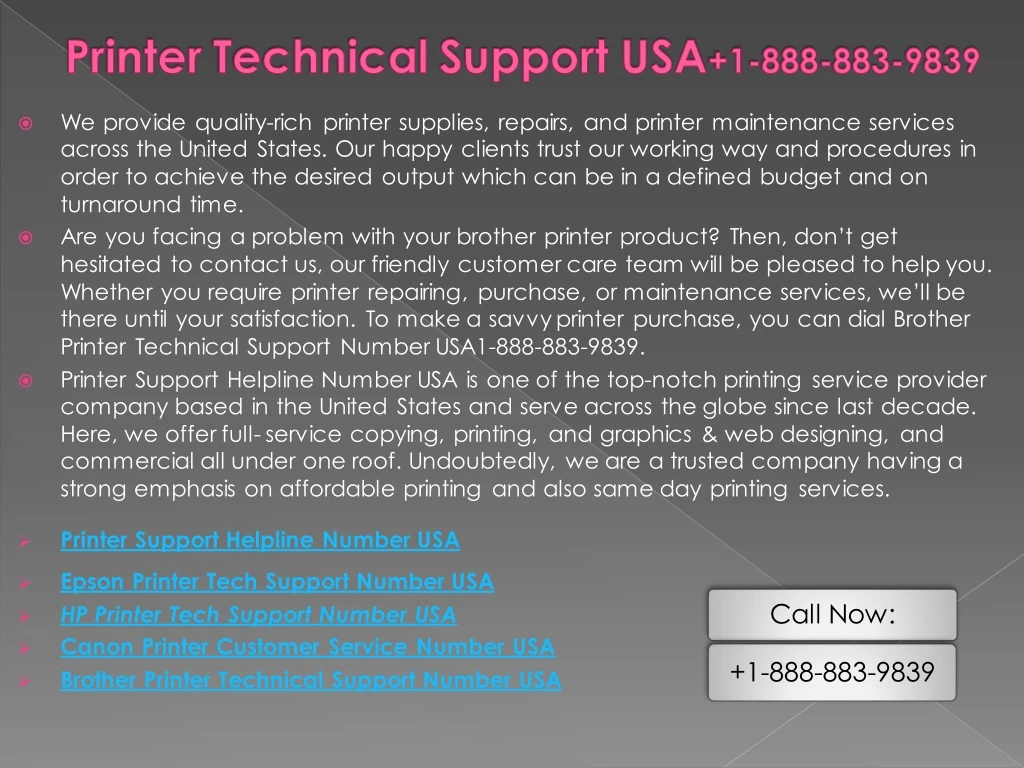 we provide quality rich printer supplies repairs