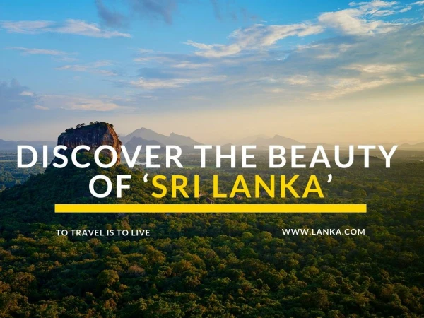 Sri Lanka Holiday Packages