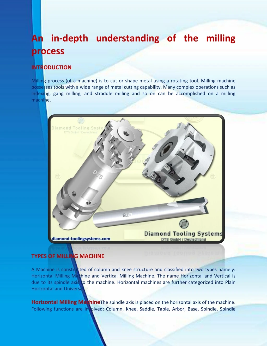 an in depth understanding of the milling process