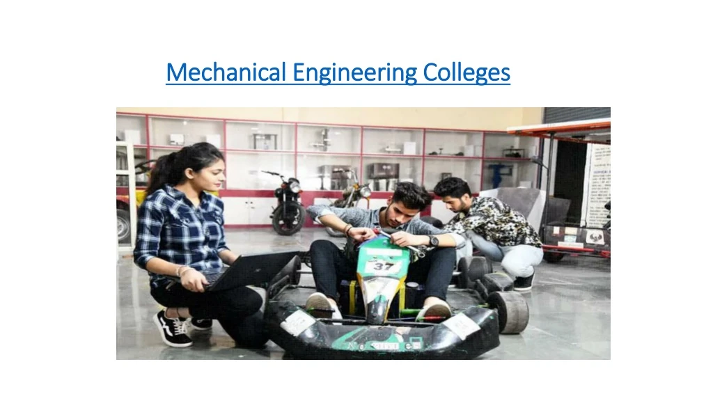 mechanical engineering colleges