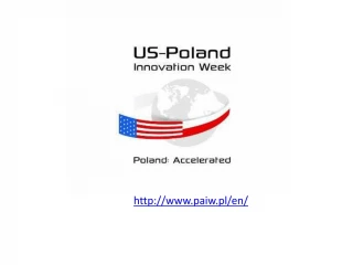 Polish-American Innovation Week Agenda - slide 1
