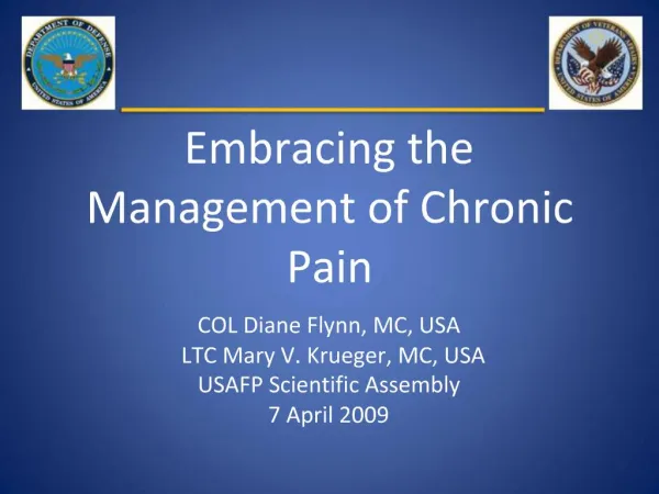 Embracing the Management of Chronic Pain