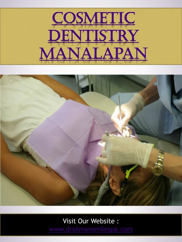Cosmetic Dentistry Manalapan