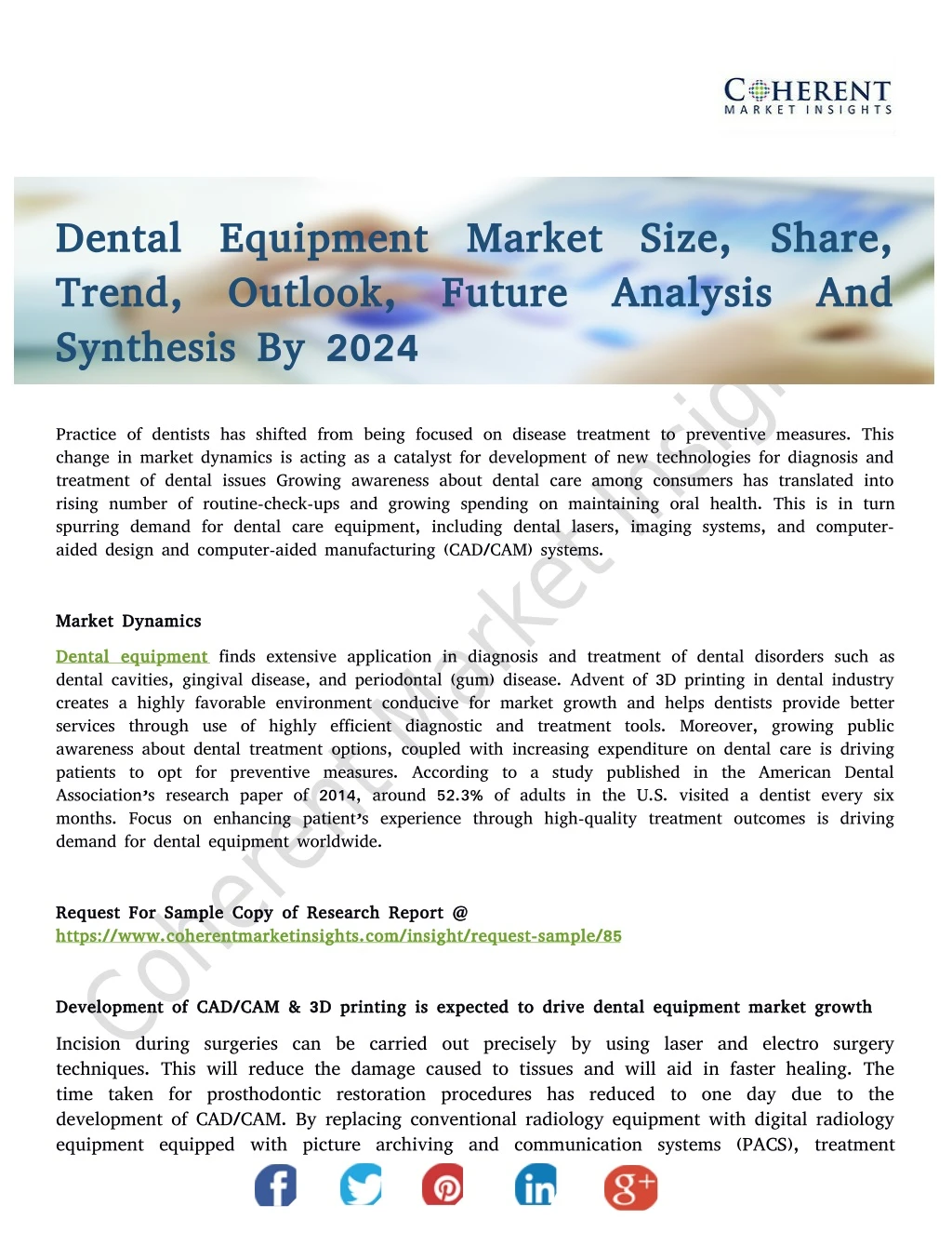 dental equipment dental equipment market size