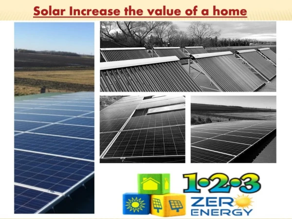 Solar Increase the value of a home