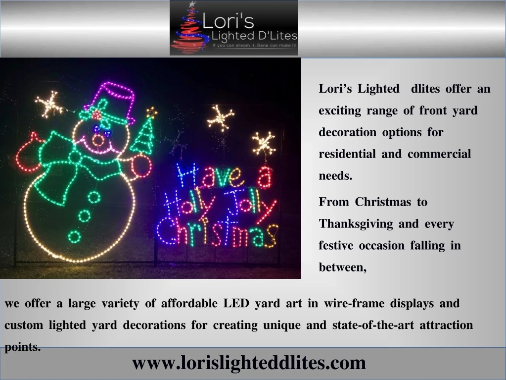 lori s lighted dlites offer an exciting range