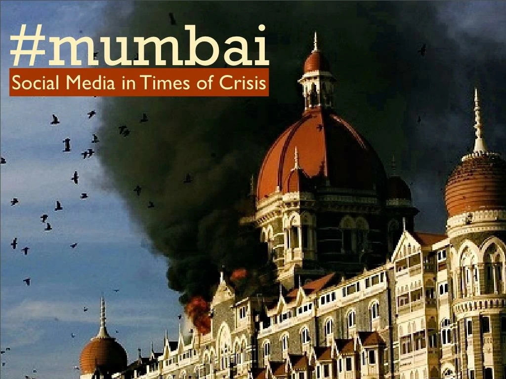 role of social media during the mumbai attacks