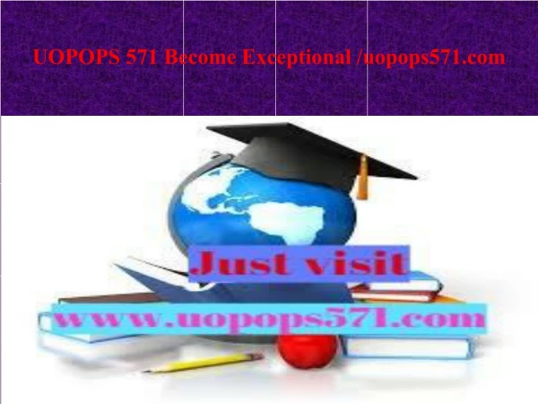 UOPOPS 571 Become Exceptional /uopops571.com