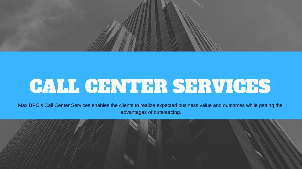 call center services