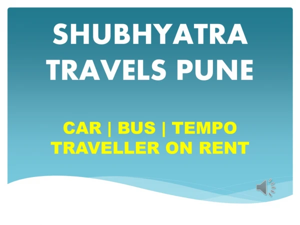 Tempo Traveller on Rent in Pune, Car Rental Pune