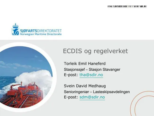 ECDIS og regelverket