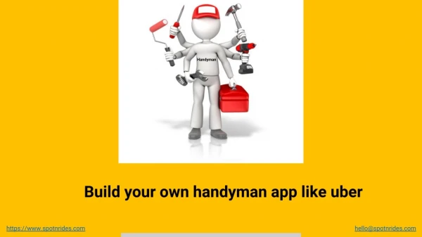 Build your own handyman app like uber
