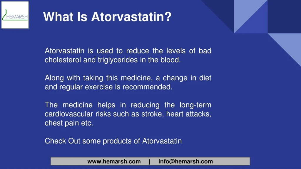 what is atorvastatin