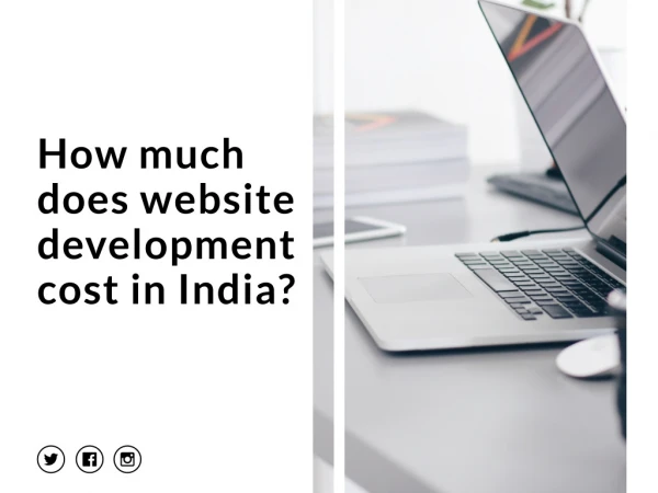 How much does website development cost in India?