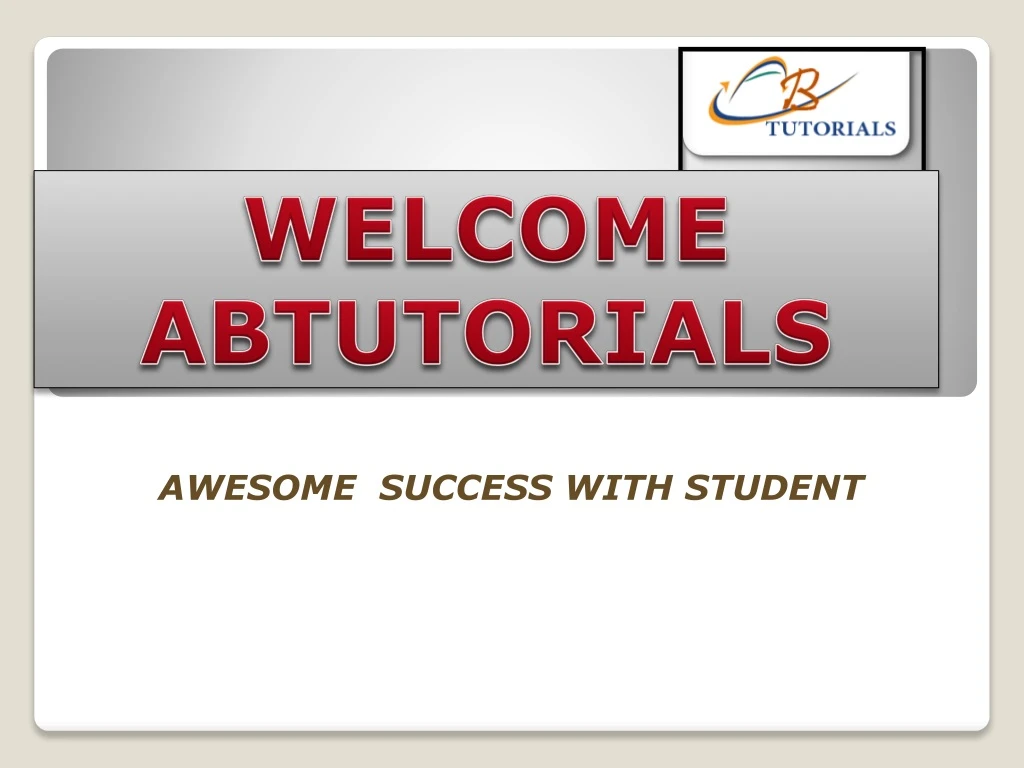 welcome abtutorials