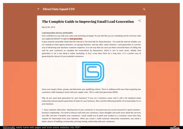 The Complete Guide to Improving Email Lead Generation