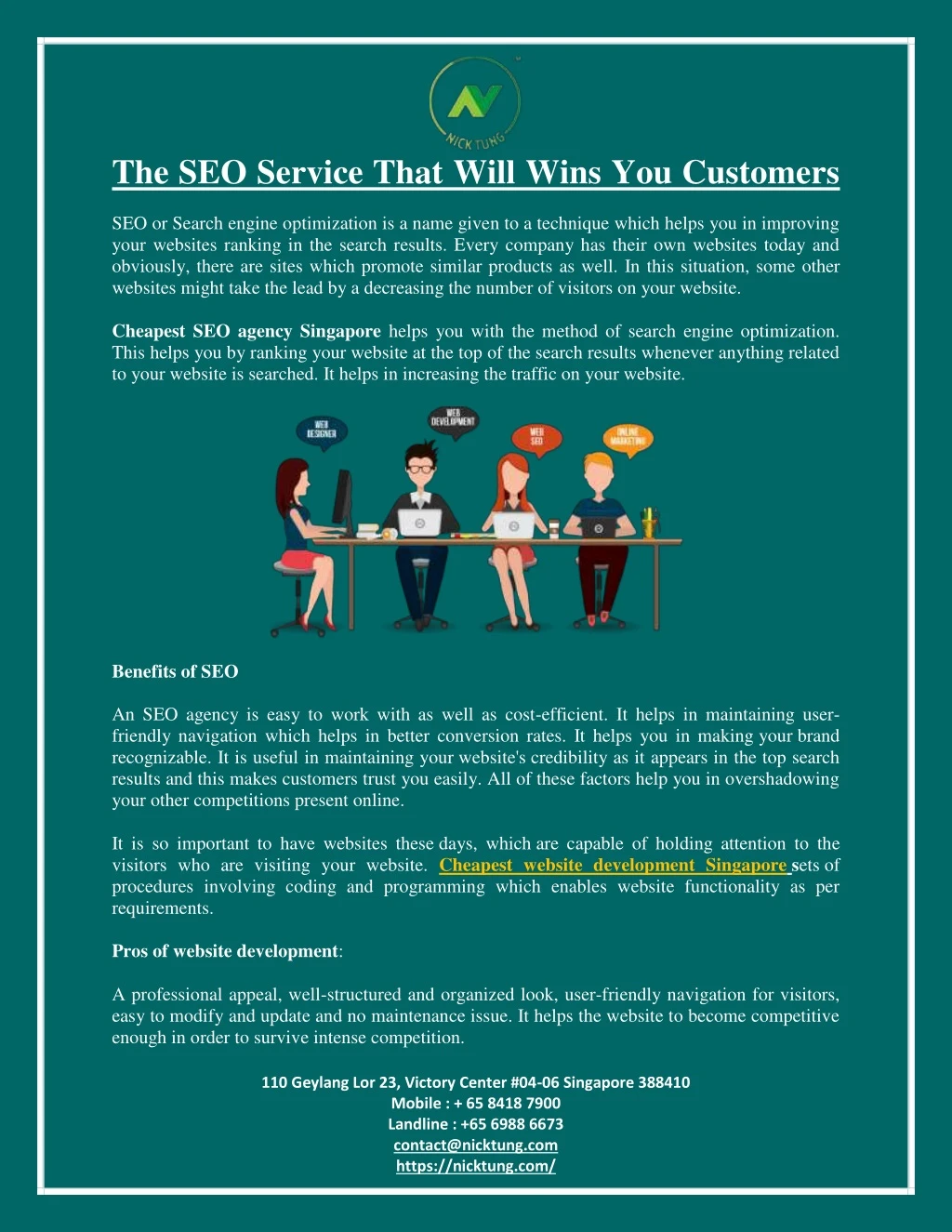 the seo service that will wins you customers