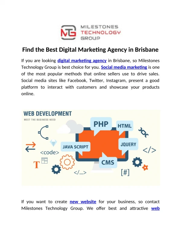 Find the Best Digital Marketing Agency in Brisbane