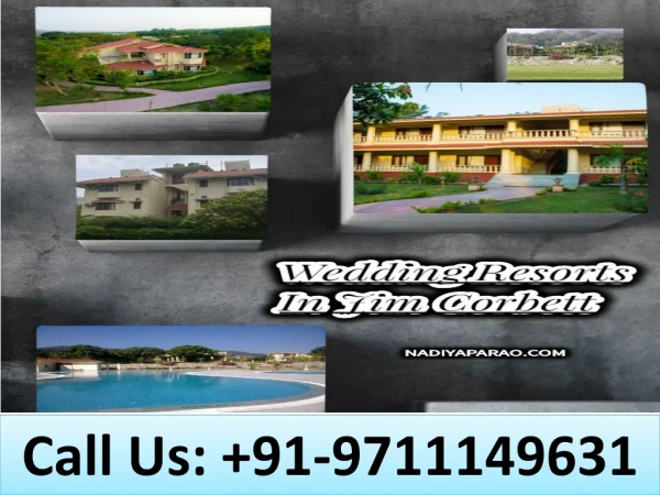 Wedding Resorts In Jim Corbett