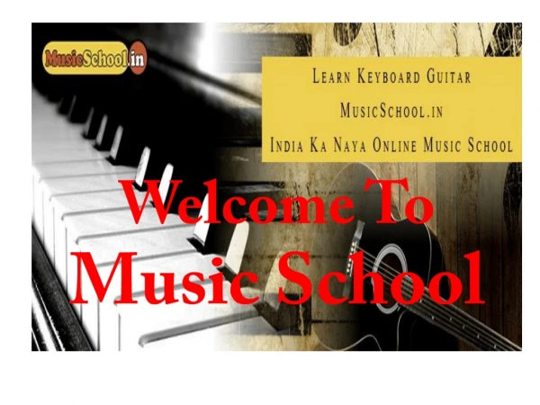 Best Online Music School in India | MusicSchool