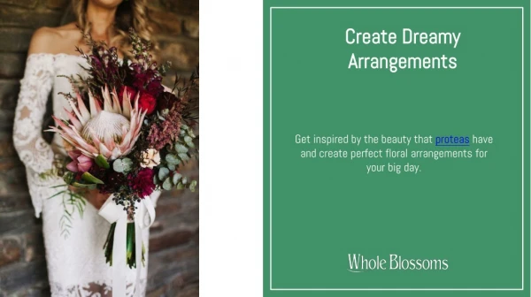 Create Unique & Dreamy Floral Arrangements with Protea Flowers