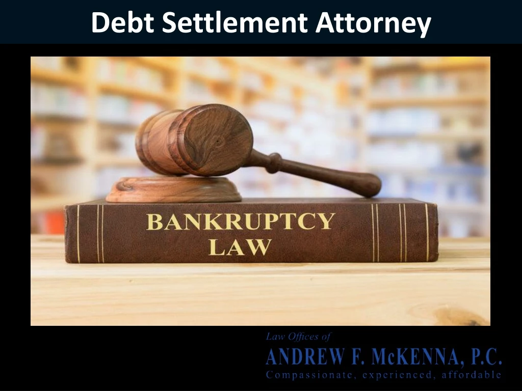 debt settlement attorney