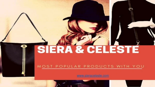 Most Popular Vegan Shoulder Handbag - Siera & Celeste
