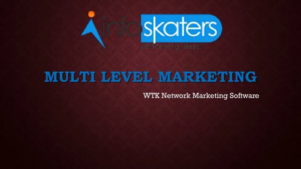 WTK Network Marketing Software