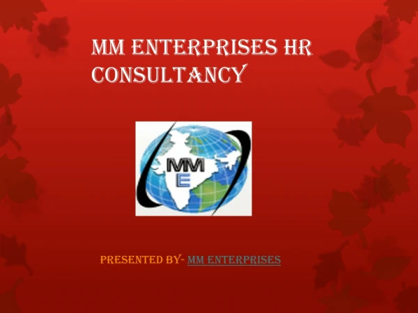 MM Enterprises HR Consultancy in India